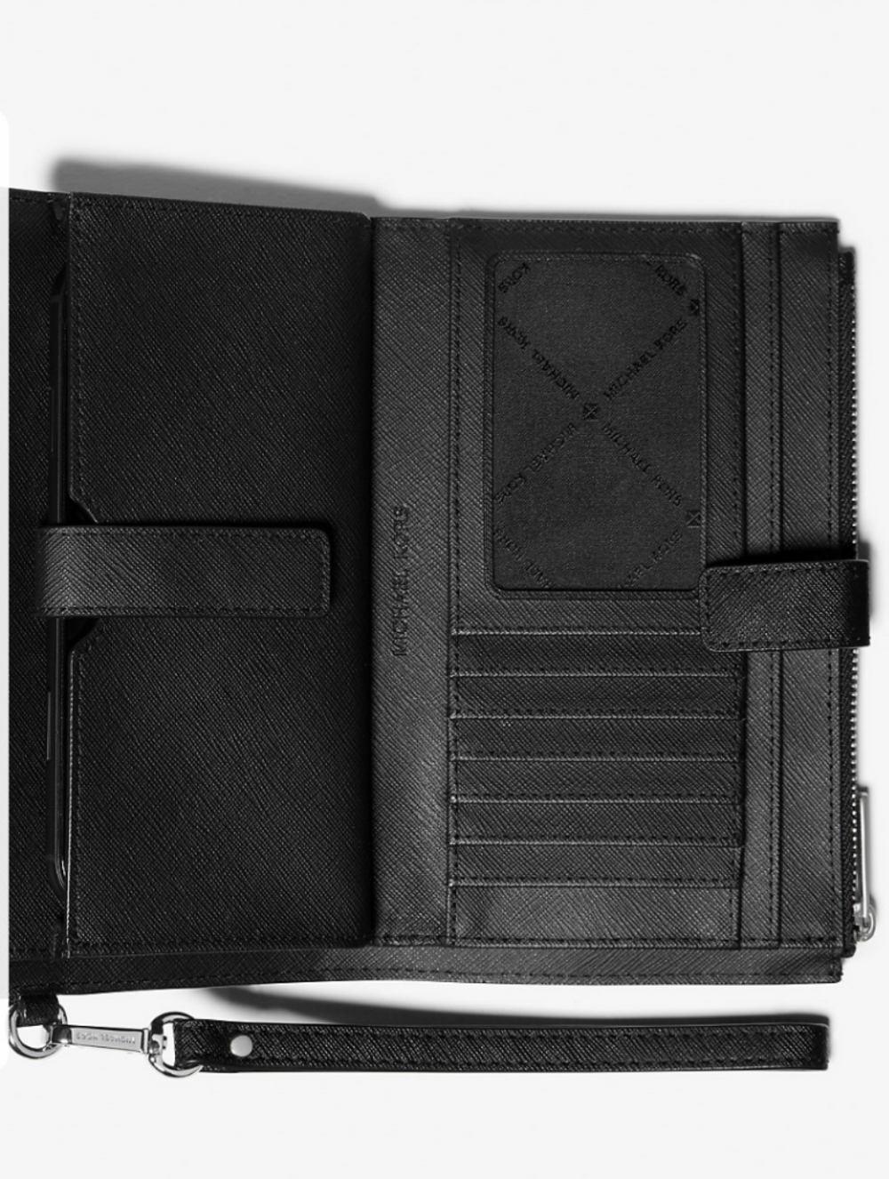 MICHAEL KORS Jet Set Large Leather Smartphone Wristlet Wallet - Picture 5 of 5